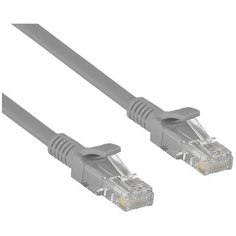 Патч-корд ExeGate RJ-45 - RJ-45 (EX272313RUS), серый, 2 м