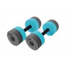 Аквагантель AquaFitness Larsen YP-27C (2шт) сильной сопротивляемости графит/бирюз.