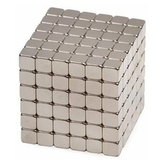 Куб из магнитных кубиков Forceberg TetraCube 5 мм, стальной, 216 элементов