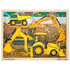 Рамка-вкладыш Melissa & Doug Строительная площадка (9064), 24 дет.