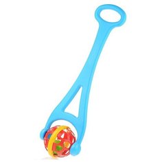 Каталка-игрушка ТехноК Игрушка-каталка с ручкой (6986) голубой