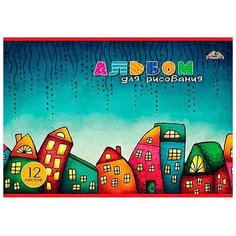 Альбом для рисования Апплика Сказочные домики 29.7 х 21 см (A4), 100 г/м², 12 л.