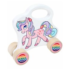 Каталка-игрушка Bochart Единорог (КЛ02) разноцветный