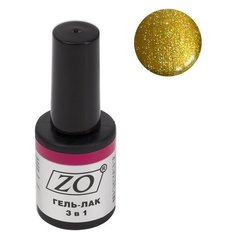 Гель-лак 3 в 1 ZO ZO-GT, 10 мл, 082 латунный перламутр