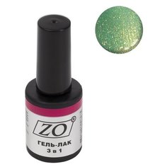 Гель-лак 3 в 1 ZO ZO-GT, 10 мл, 105 зелёный шиммер
