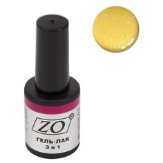 Гель-лак 3 в 1 ZO ZO-GT, 10 мл, 076 жёлтый шиммер