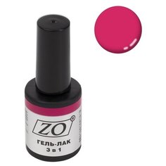 Гель-лак 3 в 1 ZO ZO-GT, 10 мл, 124 малиново-сливовый