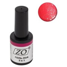 Гель-лак 3 в 1 ZO ZO-GT, 10 мл, 104 малиновый шиммер