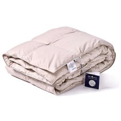 Одеяло кассетное из серого гусиного пуха Бел-Поль SOLAR 200х220 теплое