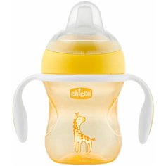 Поильник Chicco Transition Cup, 200 мл желтый