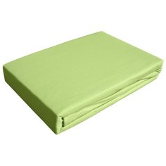 Простыня на резинке OLTEX Птр-140, трикотаж, 140 х 200 см, светло-зеленый