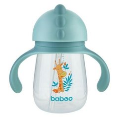 Поильник с трубочкой baboo Safari 260 мл зеленый