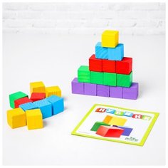 Кубики Лесная мастерская 25 штук