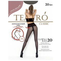 Колготки TEATRO Talia, 20 den, размер 3-L, grafit (серый)