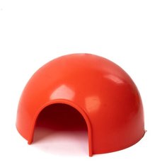 Домик - иглу для хомяков VOLTREGA, красный, 12х8.5см (Испания)