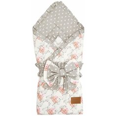 Конверт-одеяло Amarobaby Happy Подарочек 93 см серый