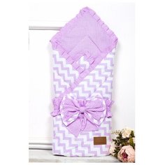 Конверт-одеяло Amarobaby Zig Zag 93 см розовый