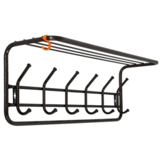 Вешалка с полкой 80 (Белое серебро) ЗМИ