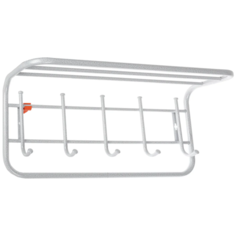 Вешалка с полкой 60 (белое серебро) ЗМИ