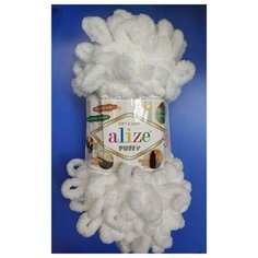 Пряжа для вязания Alize Puffy, цвет 055, 9м 100гр, 1 моток