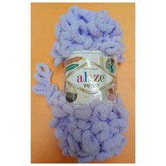 Пряжа для вязания Alize Puffy, цвет 146-сиреневый, 9м 100гр, 1 моток