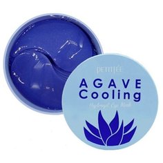 Petitfee охлаждающие гидрогелевые патчи с экстрактом агавы Agave cooling hydrogel eye mask, 60 шт.