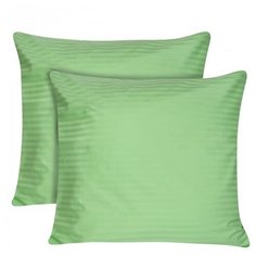 Комплект наволочек DREAM TIME PC-46, сатин, 70 х 70 см, 2 шт., зелeный