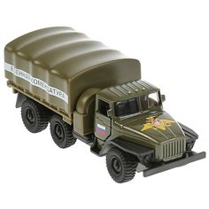 Машина Технопарк урал 5557 Военная комендатура, открываются двери и борт, цвет хаки