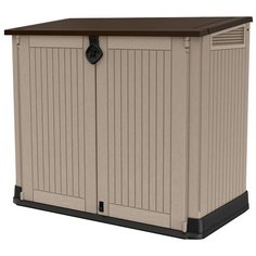 Сундук KETER Woodland 113.5х132х71.5 см бежевый