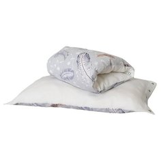 Подушка-трансформер на руку для кормления и укачивания TI AMO МАМА Magic Pillow, перья-молочный