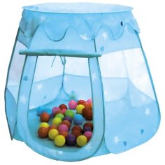 Игровой домик ФЕЯ порядка CT-080 "Колокольчик" голубой, Ø110*h85см, текстиль