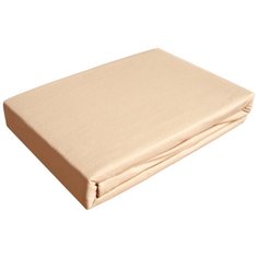 Простыня на резинке OLTEX Птр-90, трикотаж, 90 х 200 см, персиковый