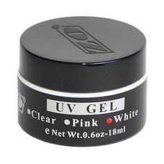 Гель ZO UV Gel однофазный для моделирования, 18 мл white