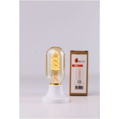 Лампочка Эдисона T45 B, Е27, 40Вт, теплый желтый свет, MagicLight, диммируемая