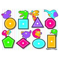 Melissa&Doug Формы "Мои первые пазлы"