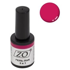 Гель-лак 3 в 1 ZO ZO-GT, 10 мл, 015 ярко-малиновый