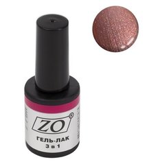Гель-лак 3 в 1 ZO ZO-GT, 10 мл, 071 розово-коричневый
