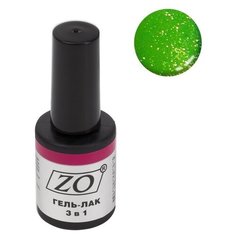 Гель-лак 3 в 1 ZO ZO-GT, 10 мл, 139 ярко-зелённый шиммер