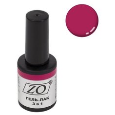 Гель-лак 3 в 1 ZO ZO-GT, 10 мл, 016 баклажановый