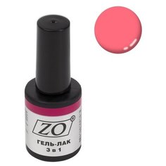 Гель-лак 3 в 1 ZO ZO-GT, 10 мл, 014 ярко-алый
