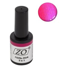 Гель-лак 3 в 1 ZO ZO-GT, 10 мл, 057 малиновый перламутр