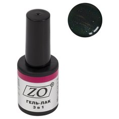 Гель-лак 3 в 1 ZO ZO-GT, 10 мл, 133 чёрно-оливковый