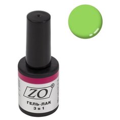 Гель-лак 3 в 1 ZO ZO-GT, 10 мл, 002 салатовый