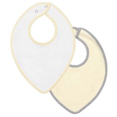 Lucky child Комплект нагрудников, 2 шт., экрю