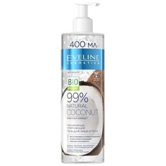 Гель для лица и тела `EVELINE` BIO ORGANIC Кокос 3 в 1 (успокаивающе-увлажняющий) 400 мл