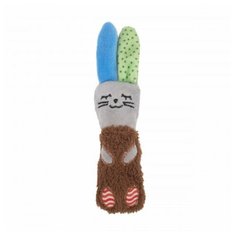 Игрушка для кошек с кошачьей мятой ROSEWOOD "Спящий Зайка", разноцветная, 16см (Великобритания)