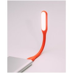 Светодиодный гибкий светильник для ноутбука, подсветка, фонарик, USB, оранжевый Magic Light