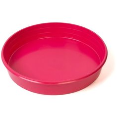 Миска плоская для грызунов пластик VOLTREGA, 16х3см, розовая (Испания)