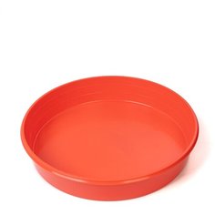 Миска плоская для грызунов пластик VOLTREGA, 16х3см, красная (Испания)