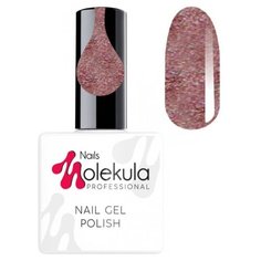 Гель-лак для ногтей Nails Molekula Professional Glitters collection, 10.5 мл, 11 г, 137 кофейный